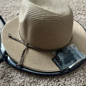 Stylish Tan Straw Hat